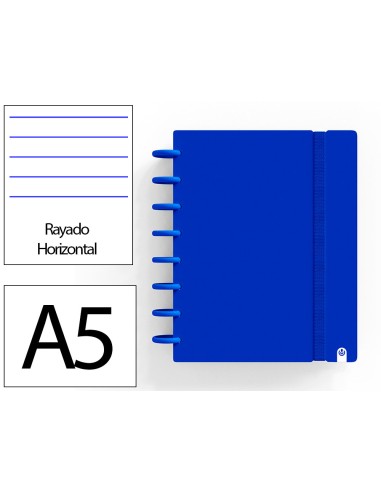 Cuaderno ingeniox foam a5 80h rayado horizontal...