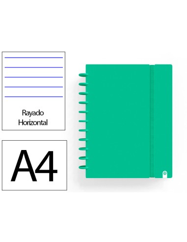 Cuaderno ingeniox foam a4 80h rayado horizontal...