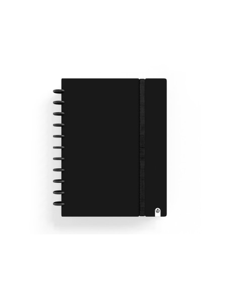 Cuaderno ingeniox foam a4 80h rayado horizontal negro