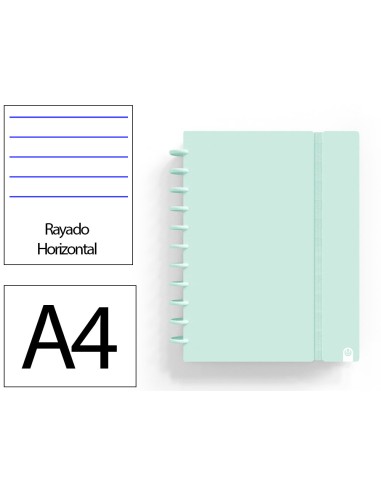 Cuaderno ingeniox foam a4 80h rayado horizontal...