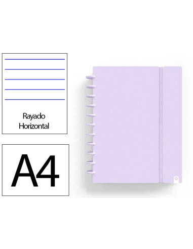 Cuaderno ingeniox foam a4 80h rayado horizontal...
