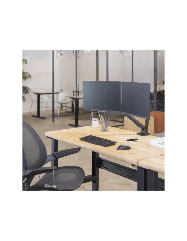 Brazo para monitor plano doble fellowes...