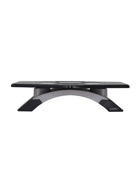 Soporte q-connect para monitor con plataforma giratoria ajustable dos alturas 411x287x99 mm