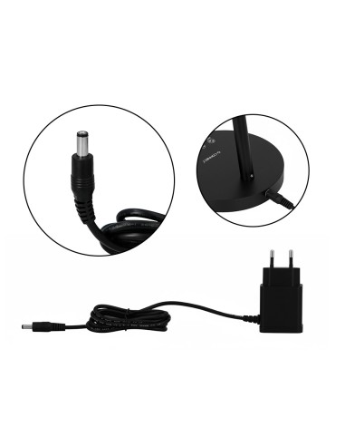 Lampara de oficina q-connect sobremesa abs...