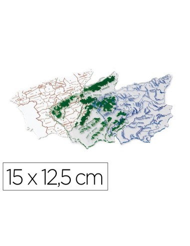 Plantilla faibo mapa españa 15x12,5 cm bolsa de...