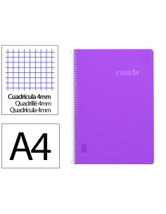 Cuaderno espiral carlin a4...