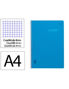 Cuaderno espiral carlin a4...