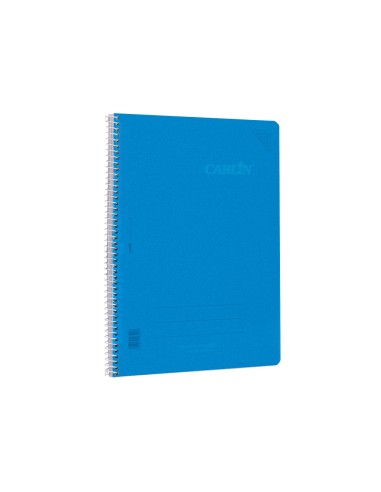 Cuaderno espiral carlin a4 tapa plastico 80h...