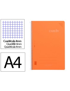 Cuaderno espiral carlin a4...