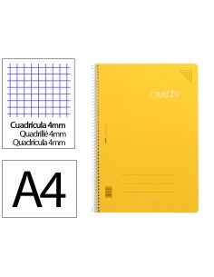 Cuaderno espiral carlin a4...