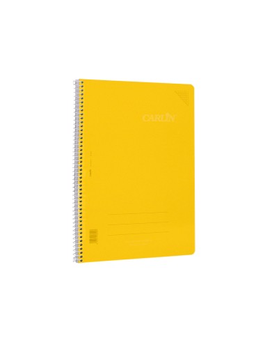 Cuaderno espiral carlin a4 tapa plastico 80h...