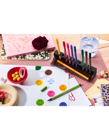 Rotulador stabilo acuarelable pen 68 estuche...