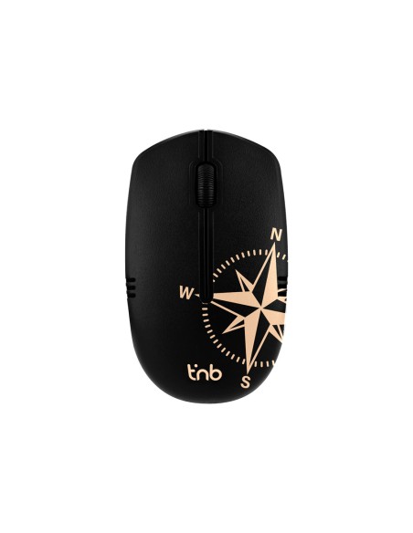 Alfombrilla de raton + raton inalambrico tnb travel optico 1600 dpi