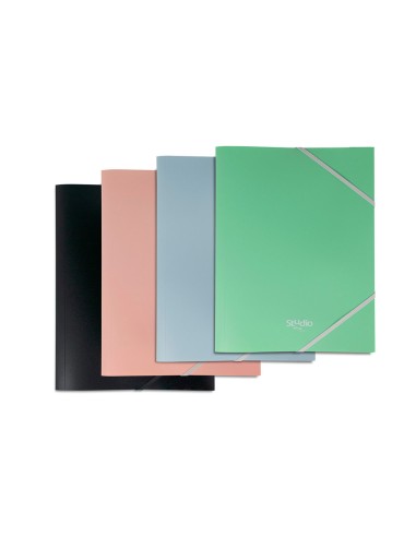 Carpeta pardo studio style gomas solapas...