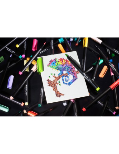 Rotulador faber castell black edition punta de...