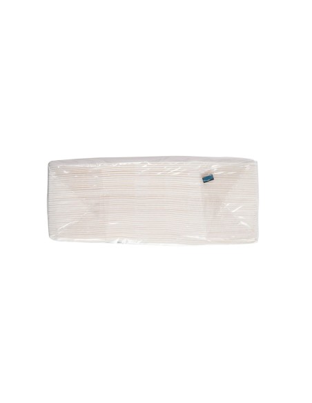 Servilleta pronappe celulosa micro grofada 38x38 cm 2 capas color blanco paquete de 40 unidades