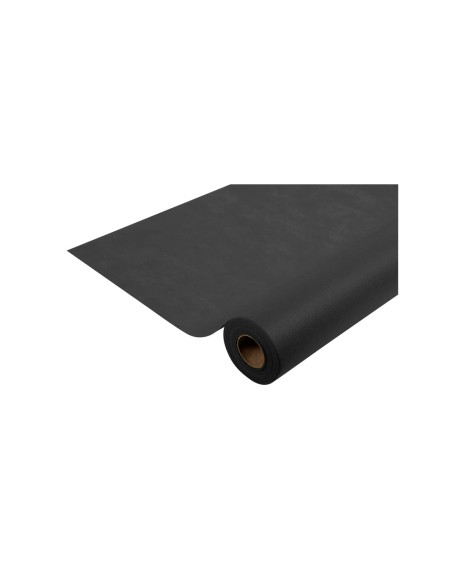Mantel pronappe spunbond polipropileno repelente al agua reciclable 100% color negro rollo ancho 1,20 m