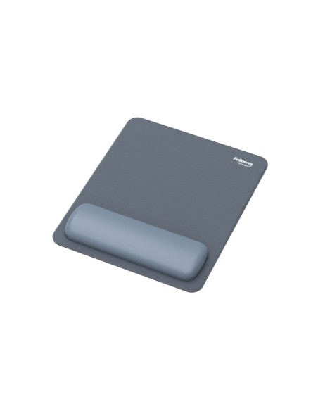 Alfombrilla para raton fellowes con reposamuñecas breyta azul 250x210x25 mm