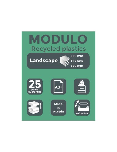 Modulo cajones sobremesa exacompta system 5...