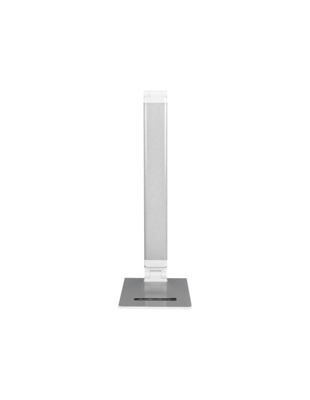 Lampara de escritorio q-connect sirio led 13w 800 lmtactil 3 niveles de color brillo regulable color plata