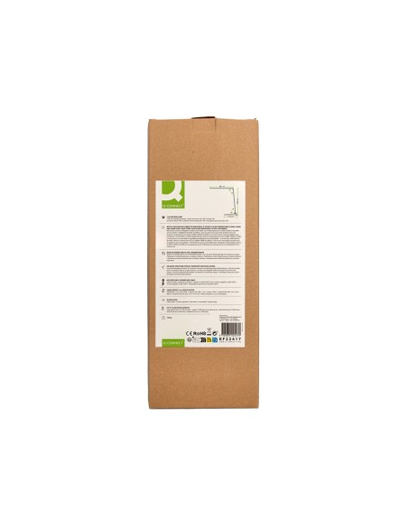 Lampara de escritorio q-connect sirio led 13w 800 lmtactil 3 niveles de color brillo regulable color plata