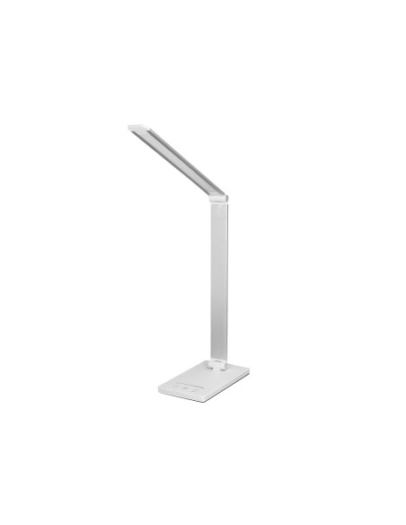 Lampara de escritorio q-connect vega led 10w 400 lm tactil 5 niveles de color brillo regulable color blanco