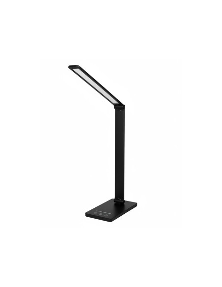 Lampara de escritorio q-connect vega led 10w 400 lm tactil 5 niveles de color brillo regulable color negro