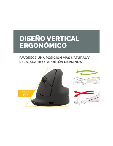 Raton fellowes ergonomico vertical breyta...