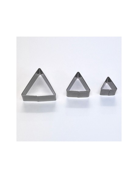 Cortador metalico sio-2 triangulo set de 3 piezas