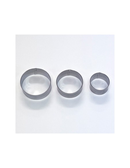 Cortador metalico sio-2 redondo set de 3 piezas