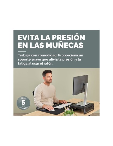 Reposamuñecas fellowes mini breyta negro...