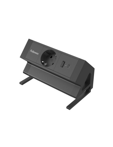 Regleta fellowes sobremesa 1 toma + usb a + usb...