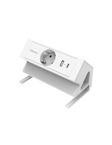 Regleta fellowes sobremesa 1 toma + usb a + usb...