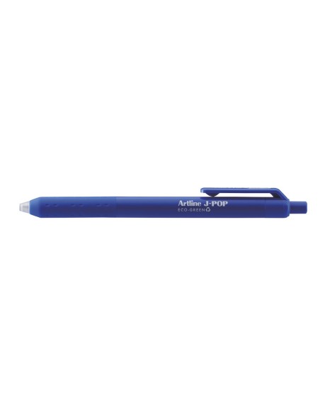 Boligrafo artline j-pop eco green retractil tinta gel 0,7 mm azul
