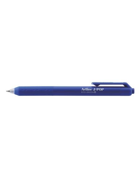 Boligrafo artline j-pop eco green retractil tinta gel 0,7 mm azul