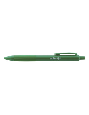 Boligrafo artline orb eco green retractil 1 mm...