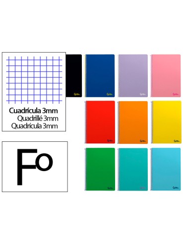 Cuaderno espiral liderpapel a4 smart tapa...