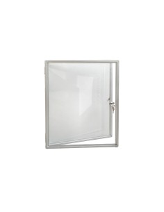 Vitrina de anuncio rocada...