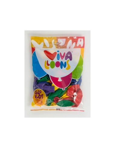 Globo 100% latex biodegradable vivalloons bolsa...