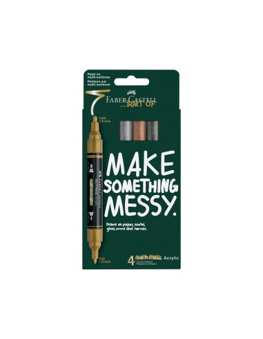 Rotulador faber castell acrili acrilico doble...