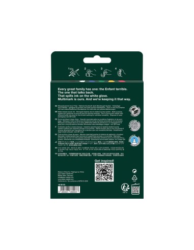 Rotulador faber castell acrilico doble punta...