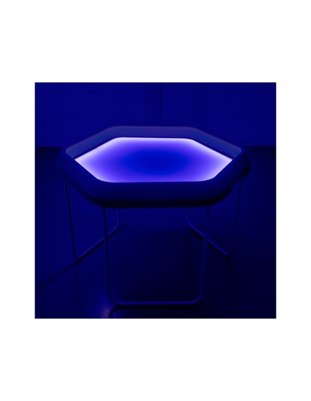 Bandeja sensorial led tuff tray con soporte metalico ajustable + 3 años