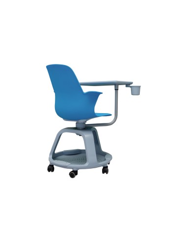 Silla bi-office confidente modular con ruedas y...