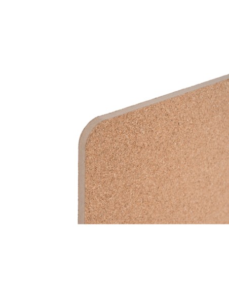 Tablero corcho sin marco bi-office eco doble cara 400x300 mm