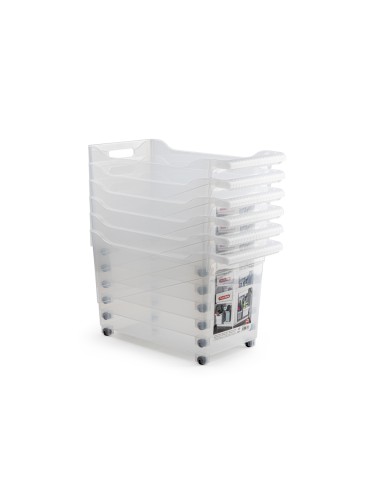 Carrito multiusos plasticforte n 2 transparente...