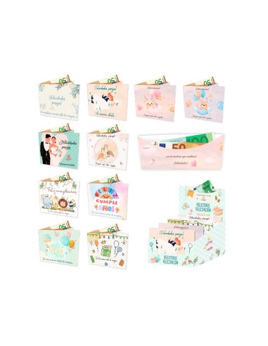 Billetero surtido plata