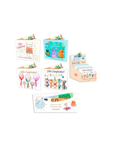 Billetero cumpleaños plata