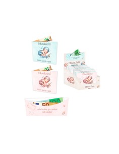 Billetero bebe plata