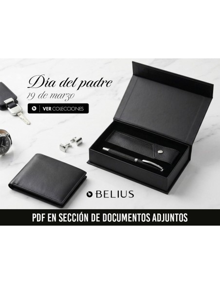 Lote escritura belius dia del padre 2026 9 piezas + 2 piezas regalo + 2 cartelas diseño + 10 postales