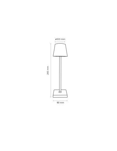 Lampara de escritorio q-connect nova led 2w 200...